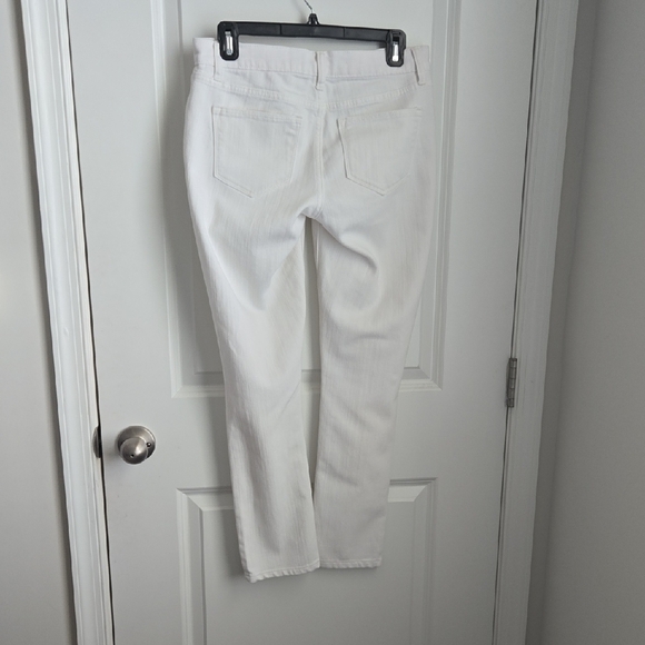Old Navy Straight Leg White Jeans - Picture 2 of 7